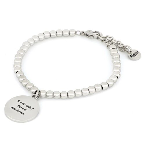 Bracciale Farmi Desiderare Acciaio Revolution Gioielli Legami
