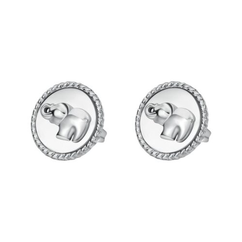 Orecchini Brosway Chakra BHKE145 acciaio elefante portafortuna