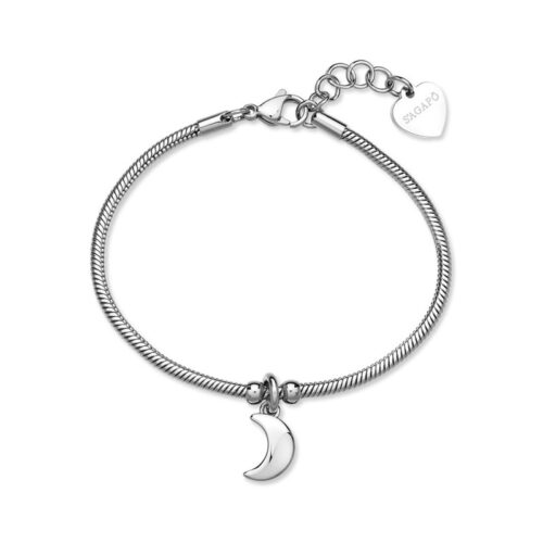 Bracciale Donna S'Agapò Click SCK294 in acciaio acciaio