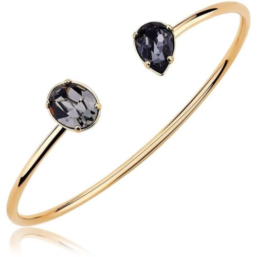 Bracciale Brosway AFFINITY Acciaio Oro Cristalli Neri BFF19A