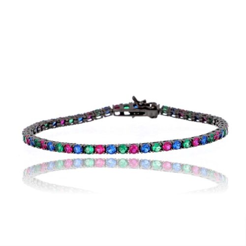 Bracciale Tennis TerryOro Luxeline 217B-0010 RT MIX Zirconi Multicolor