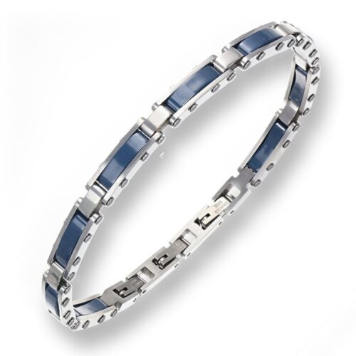 Bracciale Uomo Revolution Forge Ceramic Ceramica Blu