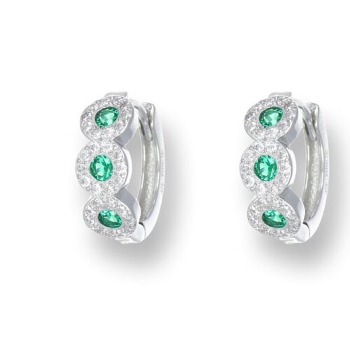 Orecchini TerryOro 217E-2504 SM Trilogy Argento 925 Verdi