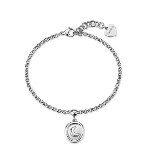Bracciale Donna S'Agapò Feelings SFE46 in acciaio acciaio